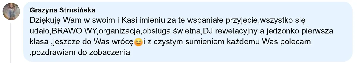Opinia – Pani Grażyna S.